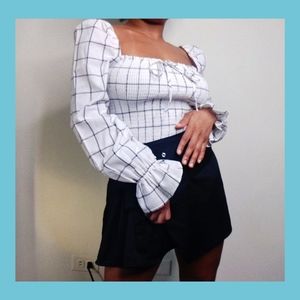 Cute ruched crop top